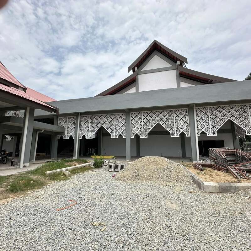 Universiti Malaysia Kelantan. Pembinaan Dewan Gunasama.